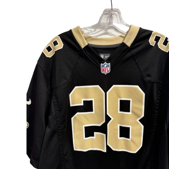 Nike 🏈 NFL NEW ORLEANS SAINTS #28 Ingram football jersey Men’s size Large - Picture 5 of 14